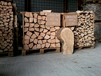 přibližné hmotnosti prostorového metru dřeva